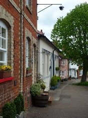 A street in Lavenham.