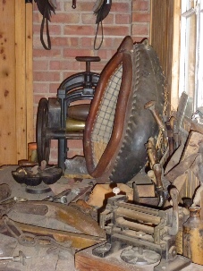Tools at Stowmarket museum