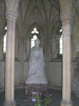 Lady Waveney's memorial in Flixton Church