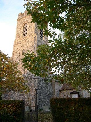 The parish church in South Elmham St Peter