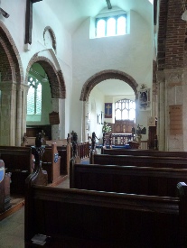 Inside Polstead Church