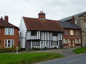 Tudor building in Debenham