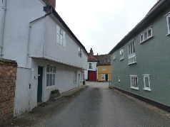 The lane from the church