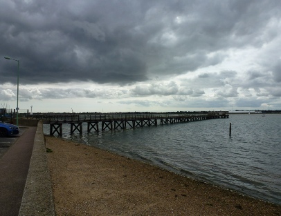 View of the rivers Orwell and Stour at Shotley Gate