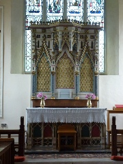The altar.