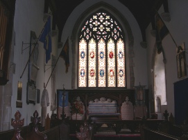 Inside Stradbroke Church.