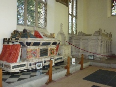 Tombs in Framlingham church.
