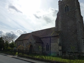 The church in Tattingstone.