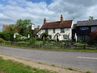 Pub in Polstead village.