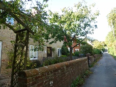 Row of cottages in Kelsale.