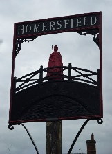 Homersfield Village Sign.