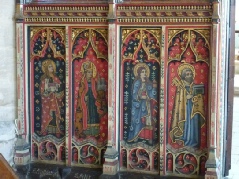 Rood screen in Woolpit Church