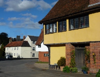 The centre of Kelsale village.