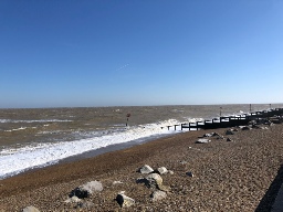 The North Sea at Thorpeness.