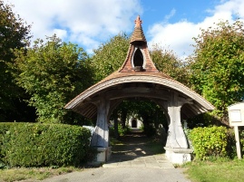 Entrance to Kelsale Parish Church.